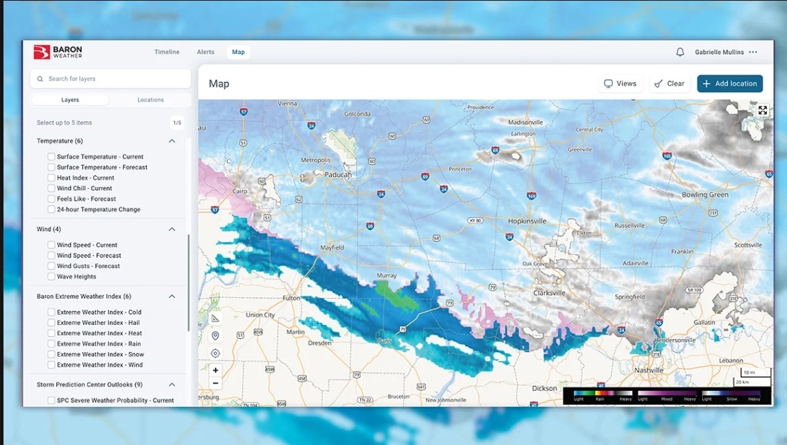 Приборная панель Weather Logic 4
