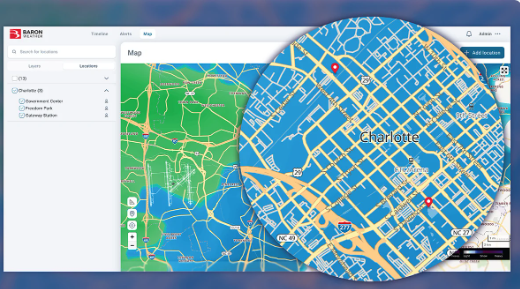 Логические карты погоды на приборной панели